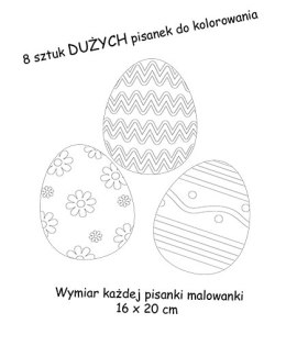 Disegni da colorare delle uova di Pasqua