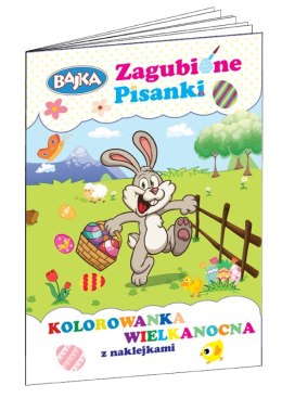 Lost Easter Eggs - Libro da colorare di Pasqua con adesivi