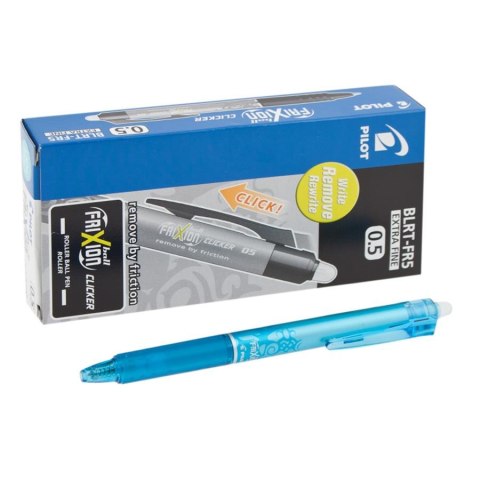 ROLLER PEN CLICKER 0.5 AZZURRO 12 PEZZI TELECOMANDO FRIXION LRT-FR5-LB