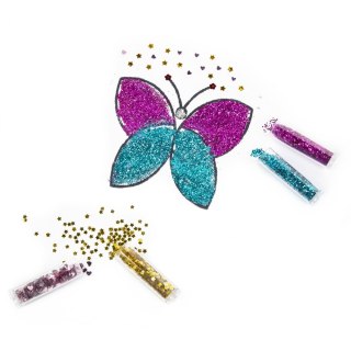 GLITTER SFUSI CON PAILLETTES MIX DI COLORI CONFEZIONE DA 10 PZ. KIDEA CB10KA DERFORM