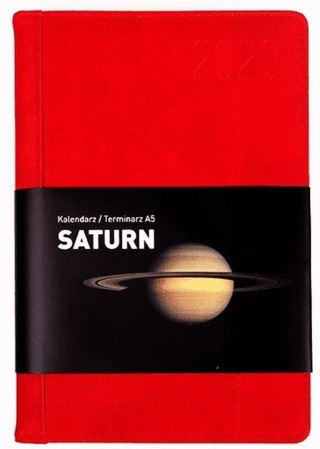 LIBRO CALENDARIO A5 COPERTINA RIGIDA SATURN ROSSO OPUS 808878 OPUS