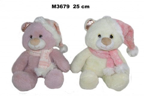 FIOCCO 25 CM PELUCHE SEDUTA IN CAPPELLO E SCIARPA SA SUN-DAY