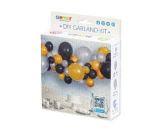 PALLONCINO GHIRLANDA 65 PZ ARGENTO/ORO/NERO GO PUD GODAN