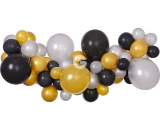 PALLONCINO GHIRLANDA 65 PZ ARGENTO/ORO/NERO GO PUD GODAN