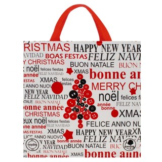 TORBA PP TKANA Z USZAMI 340X340X180 XMAS ŻYCZENIA GAM 2195 GAM GAM