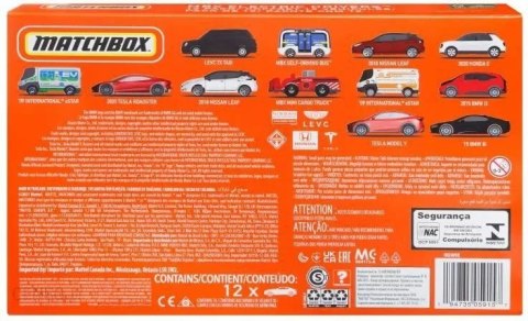 MB CAR 12 PACK ELETTRICO HGW60 AST PUD1 MATTEL