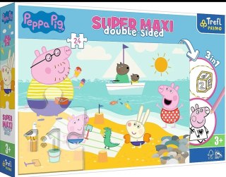 PUZZLE 24 pz. SUPER MAXI JOYFUL DAY PEPPA TREFL 41010 TREF TREFL