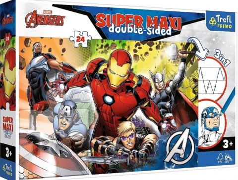 PUZZLE 24 pz. SUPER MAXI FORTE AVENGERS PUD TREFL 41007 TREF TREFL