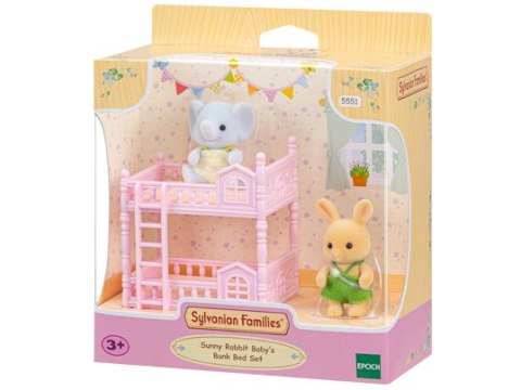 SYLVANIAN SUNNY BUNNY CON LETTO 5551 WB6 EPOCA