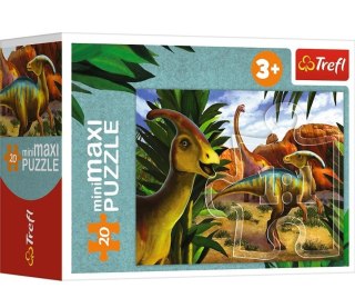 PUZZLE 20 ELEMENTI MINIMAXI ESPLORA IL MONDO DEI DINOSAURI TREFL 21137 TR TREFL