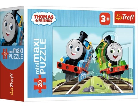 PUZZLE 20 ELEMENTÓW MINIMAXI Z TOMKIEM JEST WESOŁO TREFL 21149 TR TREFL