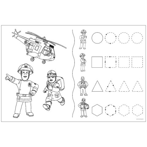 PUZZLE 24 ELEMENTY SUPER MAXI POMOCNA DRUŻYNA SAM TREFL 41015 TREF TREFL