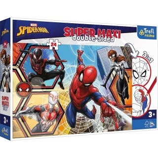 PUZZLE 24 ELEMENTI SUPER MAXI SPIDER MAN TREFL 41006 TREF TREFL