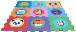 TAPPETINO PUZZLE IN GOMMA 32X32 9 pz. ANIMALI SML FOL ANEK SP84004 ANEK