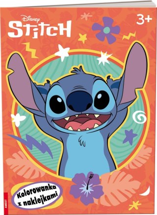 STITCH. KOLOROWANKA Z NAKLEJKAMI AMEET NA-9129 AMEET