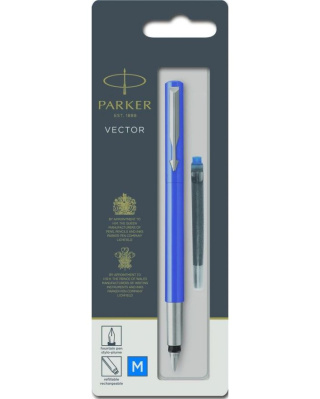 PARKER PENNA STILOGRAFICA VECTOR BLU BLISTER S0881011