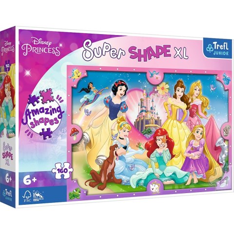 PUZZLE 160 pz. ROSA MONDO DELLE PRINCIPESSE PUD TREFL 50025 TREF TREFL