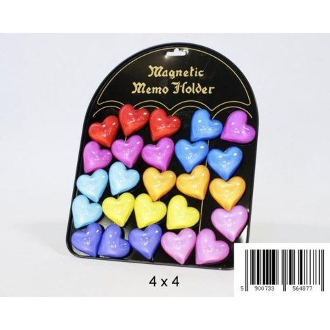 MAGNETE CUORE 4CM MIX DI COLORI MIDEX TOYS