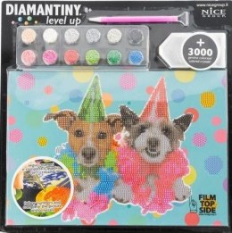 MOSAICO PAILLETTES MOSAICO DOGS PARTY 32X32 B/C RUSSELL N 96110 RUSSELL