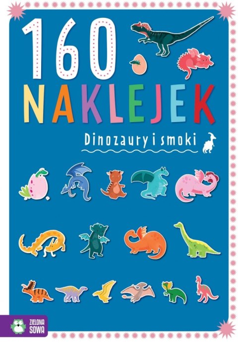 EDUK LIBRO A4 160 STICK DINOSAURI E DRAGHI PUBBLICATO DA GREEN OWL