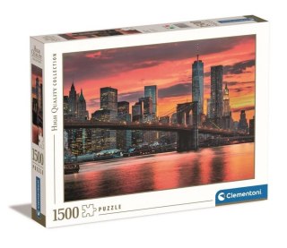 PUZZLE 1500 PEZZI EAST RIVER AL TRAMONTO CLEMENTONI 31693 CLEMENTONI