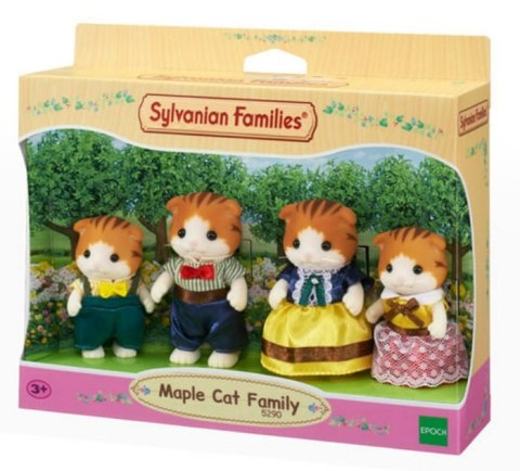 SYLVANIAN FAMIGLIA DI GATTI MAPLE 5290 WB6 EPOCA