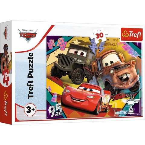 PUZZLE 30 pz. AUTO IN VELOCITÀ PUD TREFL 18293 TR TREFL