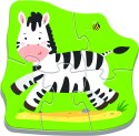 Animali su Safari - Puzzle per bambini