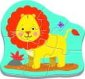 Animali su Safari - Puzzle per bambini