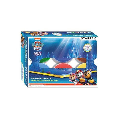 COLORI PER LE DITA 6 COLORI 40ML PAW PATROL STARPAK STARPAK