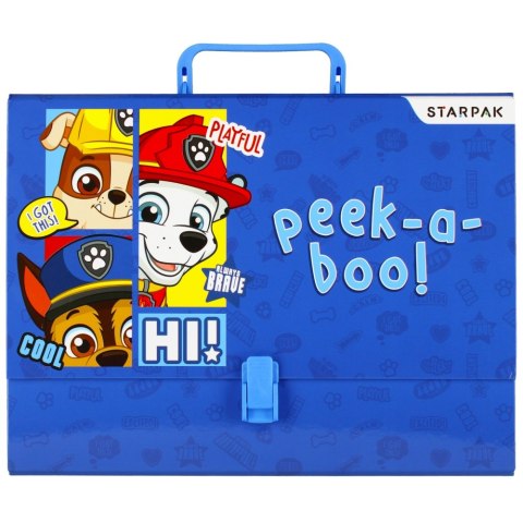 CARTELLA CON MANICO A4/95MM PAW PATROL STARPAK 493165