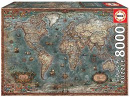 Puzzle 8000 pezzi Mappa storica del mondo