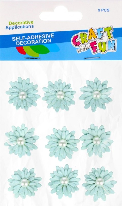 FIORI IN FELTRO DECORATIVO AUTOADESIVO CRAFT CON DIVERTIMENTO 480880