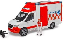 Veicolo ambulanza Mercedes-Benz Sprinter con figura e modulo