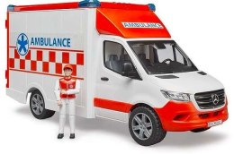 Veicolo ambulanza Mercedes-Benz Sprinter con figura e modulo