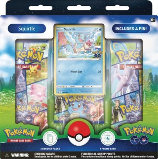 Carte da collezione di spille Pokémon GO - Squirtle