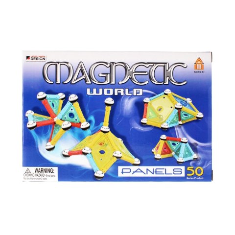 BLOCCHI MAGNETICI 50 ELEMENTI MEGA CREATIVE 471899