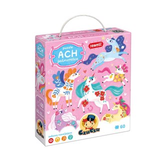 PUZZLE ACH UNICORNI 60EL CZUCZU BRIGHT JUNIOR MEDIA