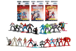 Figure di Spiderman e Marvel
