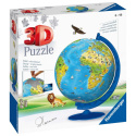 Globo in inglese | Puzzle 3D 180 pezzi.