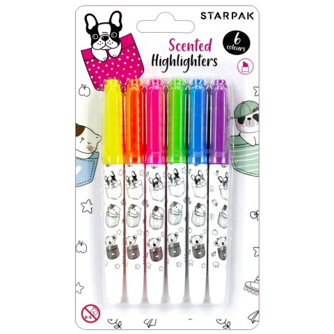 EVIDENZIATORE MINISA 6 COLORI STARPAK 493899