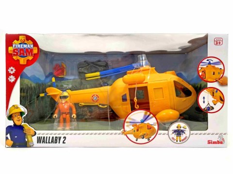 Elicottero del pompiere Sam Wallaby II con figura