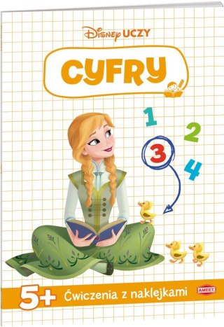 LIBRO EDUCATIVO ADESIVI A5 NUMERI FROZEN AMEET UDN-9302