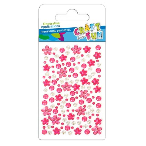 ABBELLIMENTI DECORATIVI CRISTALLI AUTOADESIVI FIORI CRAFT WITH FUN 382481