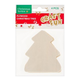 ORNAMENTO DECORATIVO IN LEGNO BN ALBERO DI NATALE ARTIGIANALE CON DIVERTIMENTO 438496