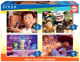 Puzzle 20 pezzi + 40 pezzi + 60 pezzi + 80 pezzi Eroi delle fiabe (Disney/Pixar)