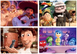 Puzzle 20 pezzi + 40 pezzi + 60 pezzi + 80 pezzi Eroi delle fiabe (Disney/Pixar)