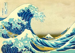 Puzzle da 1000 pezzi La grande onda di Kanagawa, Hokusai Katsushika