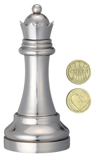 Seria Szachy (Silver) - Łamigłówka Cast Queen (Hetman)