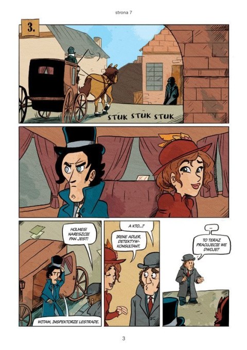 Komiks paragrafowy - Sherlock Holmes. Pojedynek z Irene Adler.